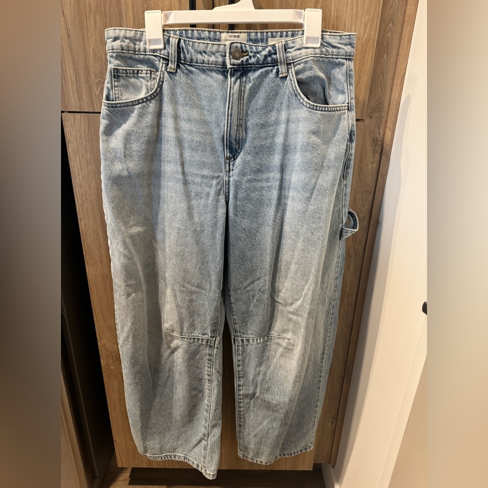 Cotton On Womens Barrel Cargo Jeans, size 32